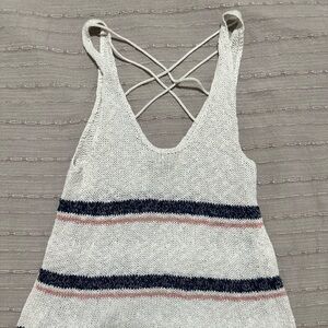 Knit sweater tank